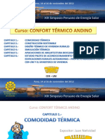 Capitulo 1. - Comodidad Térmica. Curso de Confort Térmico Andino-Puno