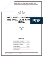 Cottle Taylor - Case Analysis - Group D1