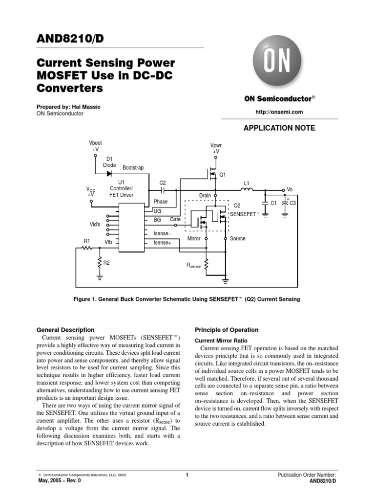 Current sensing power MOSFET MOTOROLA.pdf Field Effect Transistor