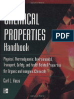Chemical Properties Handbook Physical, Thermodynamics, Engironmental Transport, Safety & Health Related Properties For Organic & Inorganic Chemical