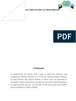 Analisis Del Conflicto para Su Transformacion