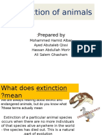 Extinction of Animals 