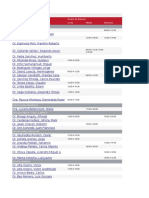 Horarios Clinica Centenario