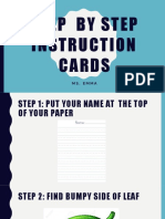 Phase 2 Instruction Cards