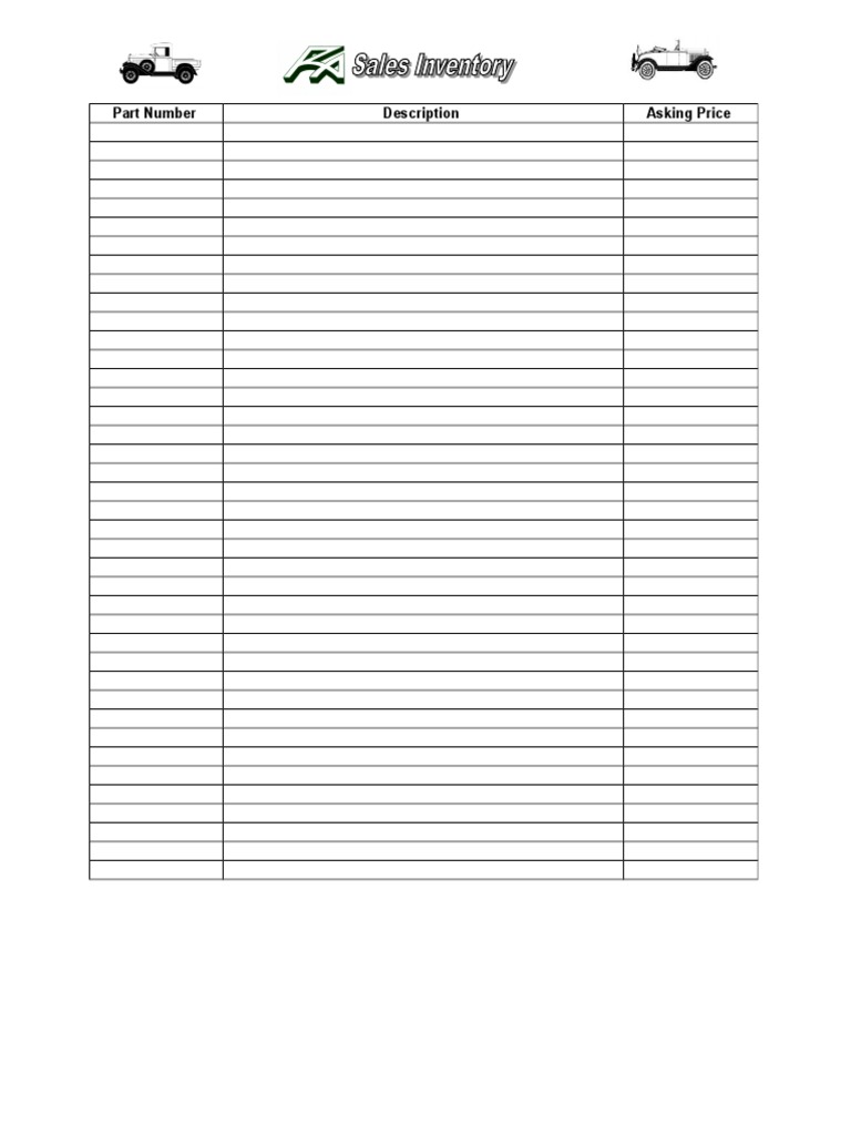 Sales inventory pdf
