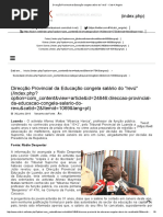 Direcção Provincial Da Educação Congela Salário Do _revú_ - Club-K Angola