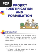 Download PROJECT IDENTIFICATION AND FORMULATION by Anonymous kwi5IqtWJ SN328769895 doc pdf