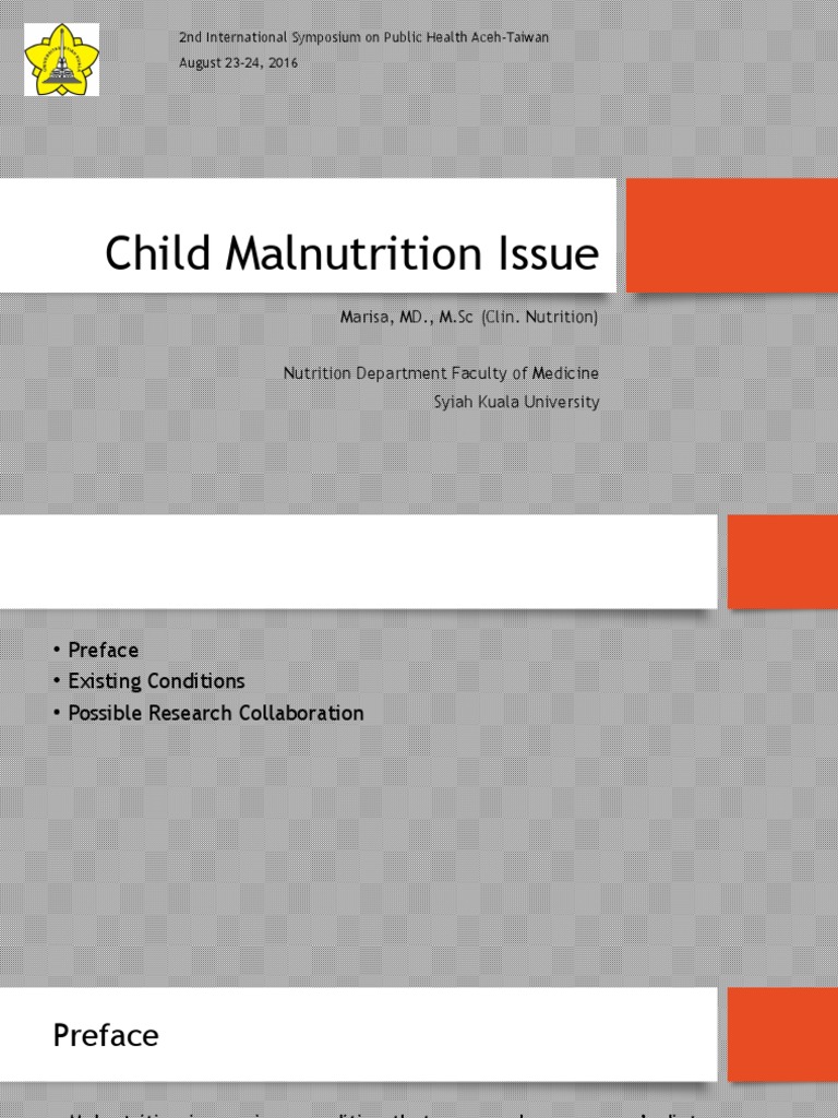 Child Malnutrition Issue | PDF | Malnutrition | Nutrition