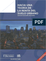 Hacia Una Teoría de La Renta Del Suelo Urbano.