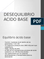 Desequilibrio Acido Base