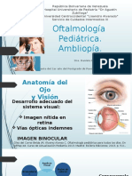 Oftalmología Pediatrica Daniela Mayo 2016 HUPAZ