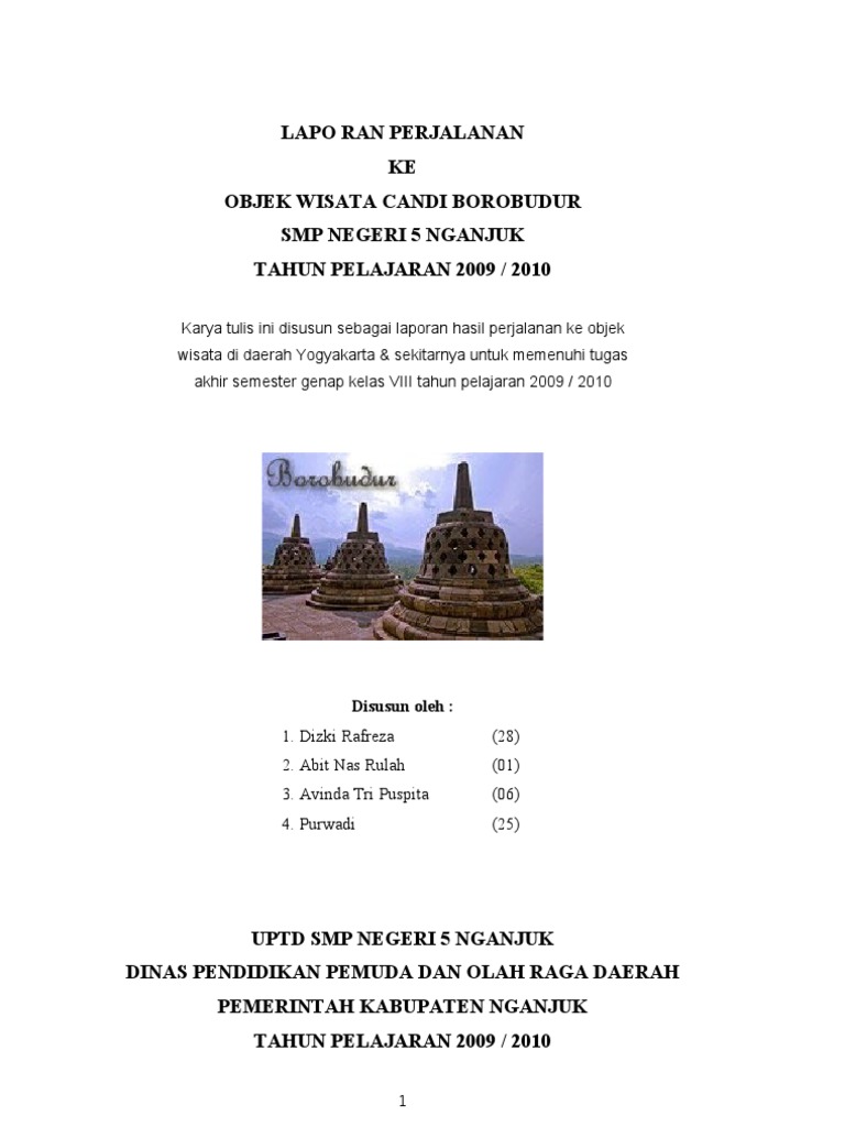 contoh proposal study tour yogyakarta