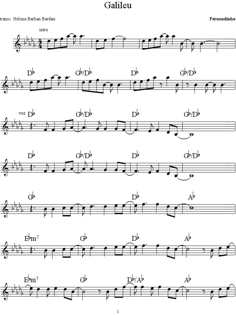 Galileu Fernandinho Original Db Pdf