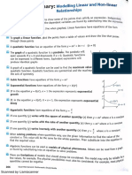 Modelling Linear and Non-Linear Relationships - Summary