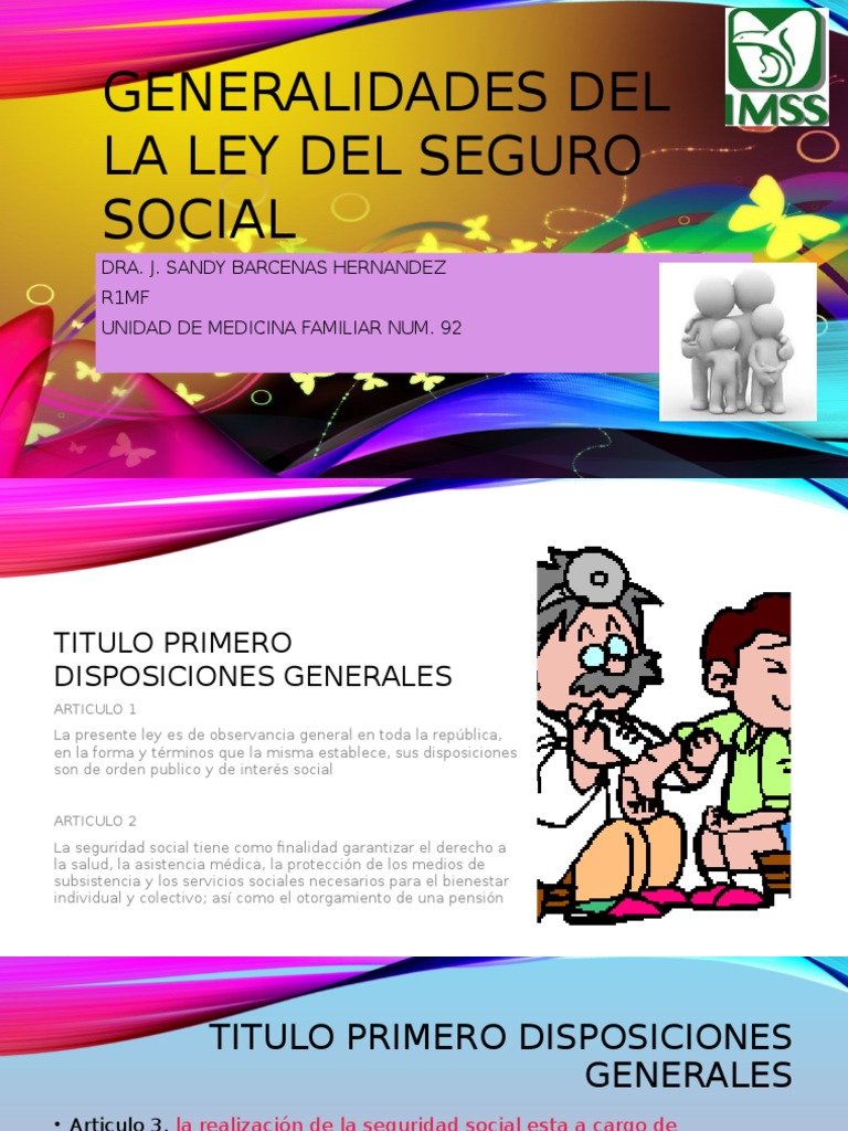 Generalidades Del La Ley Del Seguro