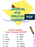 Cardinal and Ordinal Numbers