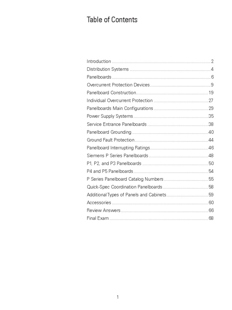 Panelboards PDF | PDF | Fuse (Electrical) | Electric Power Distribution