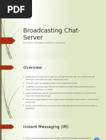 Broadcasting Chat Server