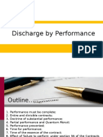 Discharge by Performance 2