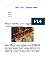 Senjata Tradisional Nusa Tenggara Timur