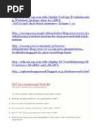 SAP Java Troubleshooting Monitoring