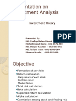 Presentation On Investment Analysis