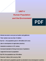 Unit V Human Population and Environment