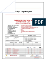 Banyu Urip Project: P&I Diagram (P&Id) & Connection List