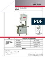 Table Top Meat Band Saw