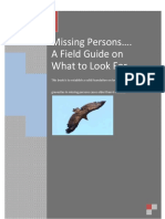 Missing Persons Field Research Guide For
