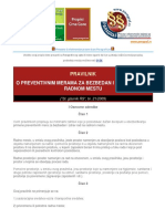 Pravilnik o Preventivnim Merama Za Bezbedan I Zdrav Rad Na Radnom Mestu PDF