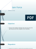 Magnetism Force Science Fair