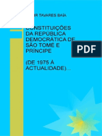 As Constituicoes Da Republica Democratica de Sao Tome e Principe de 1975a Actualidade