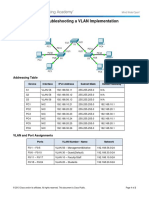 Complete - DOC 3.2.4.8 Troubleshooting a VLAN Scenario 2 PDF