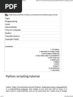 Python Scripting Tutorial - FreeCAD Documentation