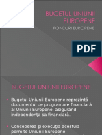 bugetul fondurilor europene