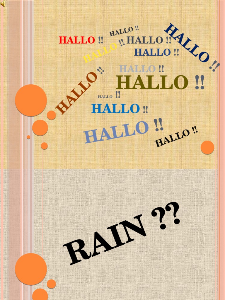 Hallo !! | PDF