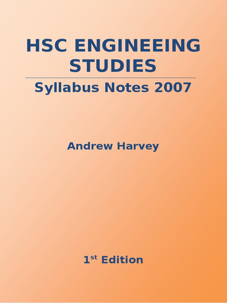 Engineering Studies Notes PDF | PDF