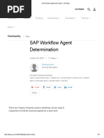 SAP Workflow Agent Determination - SAP Blogs