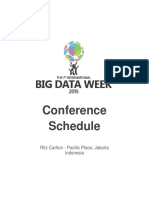BigDataWeek2015 Schedule