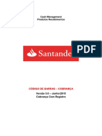 Layout de Código de Barras Santander Junho 2015v 30