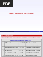 PART I: Approximation of Static Systems