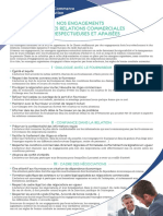 Charte FCD Pour Les Négociations Commerciales
