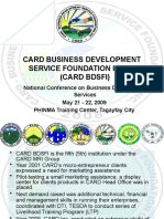 Card Business Development Service Foundation Inc. (Card Bdsfi)