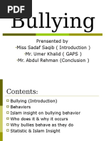 Bullying Presentation 