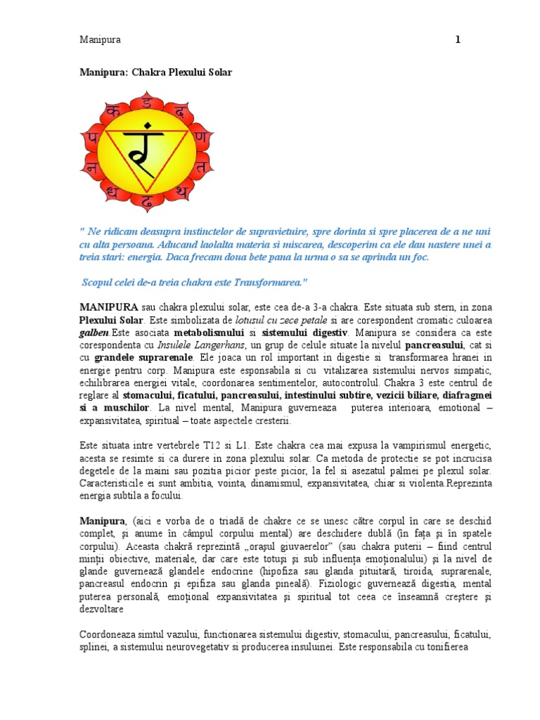 Manipura | PDF