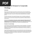 Strategic Management Example