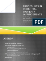 Procedures in Industrial Property Infringements - Presentation