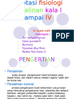 Adaptasi Fisiologi Persalinan Kala I Sampai IV (P.W)