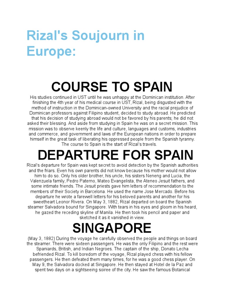 rizal travel in europe pdf